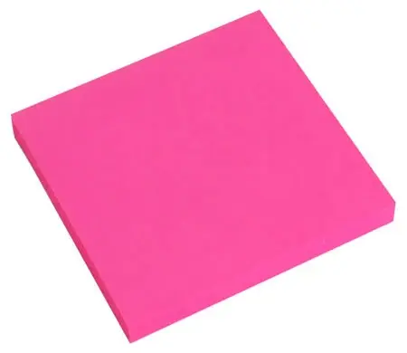 Bloček samolepicí neon růžový